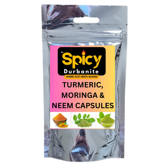 Moringa, Turmeric and Neem Capsules (with black pepper)